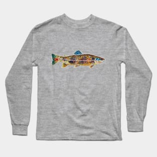 Fishes in Stitches 019 Trout Long Sleeve T-Shirt